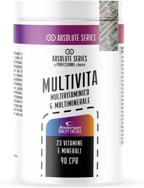 anderson multivita 90 cpr 23 vitamine e minerali essenziali multivitaminico