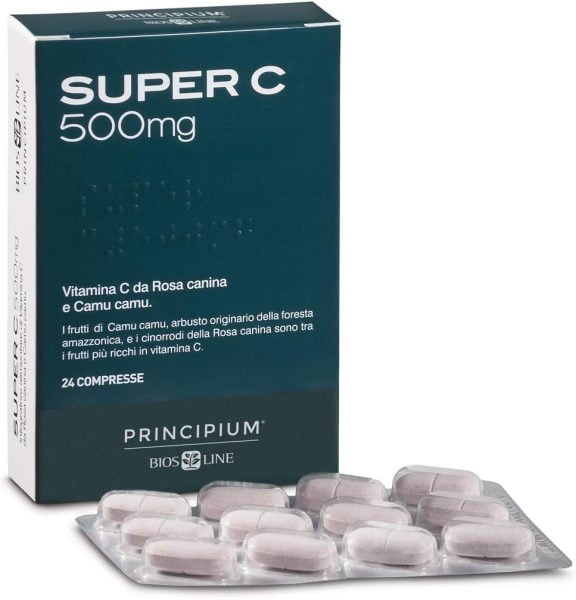 bios line principium super c 500 mg vitamina antiossidante per le difese