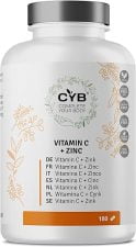 cyb vitamina c e zinco integratore quotidiano multivitaminico vegano