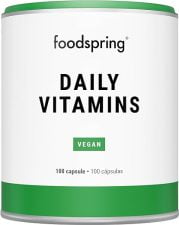 foodspring daily vitamins 100 capsule integratore multivitaminico di alta