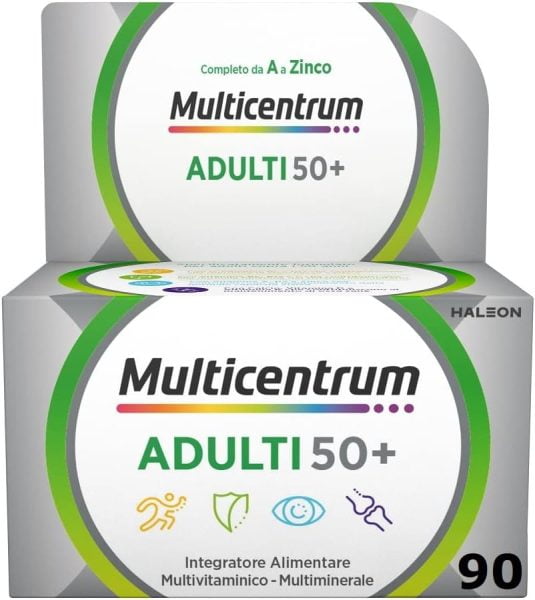 multicentrum adulti 50 integratore alimentare multivitaminico con vitamina