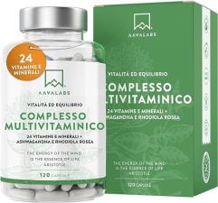 multivitaminico completo 24 vitamine e minerali ashwagandha rhodiola rosea