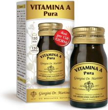 vitamina a pura 30 g pastiglie dr giorgini integratori alimentari
