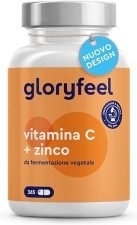 vitamina c 365 capsule vegan scorta per 1 anno con zinco integratore