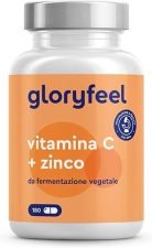 vitamina c pura 1000 mg zinco 20 mg 180 capsule per 6 mesi integratore